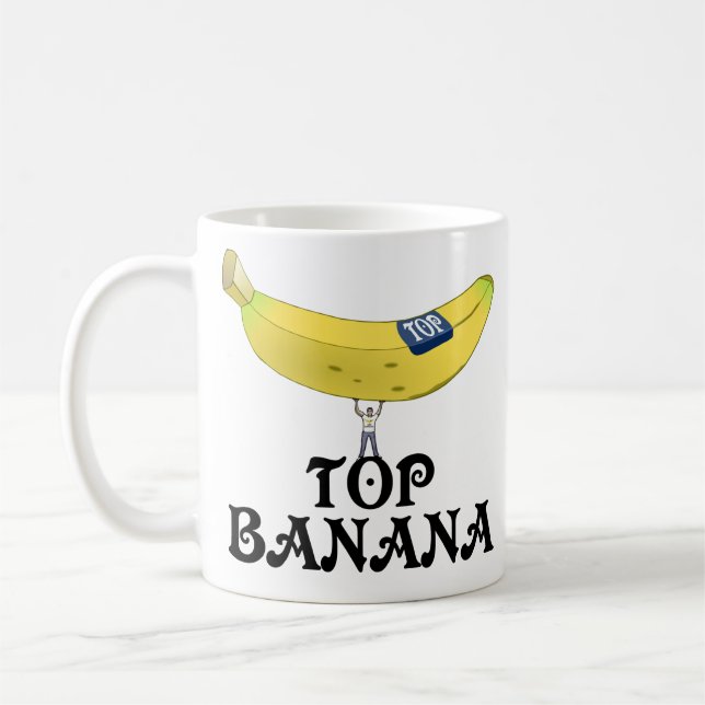 Top Banana Coffee Mug (Left)