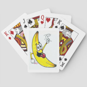 Top Banana, dancing banana cartoon Playing Cards