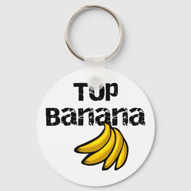 Top Banana Key Ring (Front)