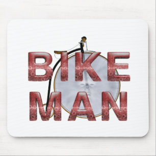 TOP Bike Man Mouse Pad