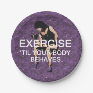 TOP Body Behaves Paper Plate