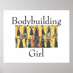 TOP Bodybuilding Girl Poster