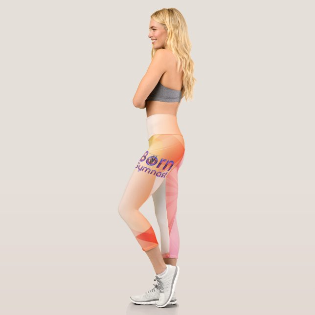 TOP Born Gymnast Capri Leggings (Left)