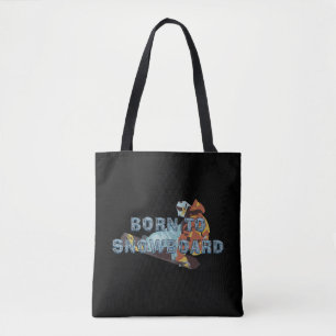 TOP Born to Snowboard Tote Bag