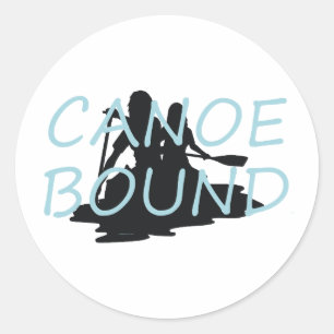 TOP Canoe Bound Classic Round Sticker