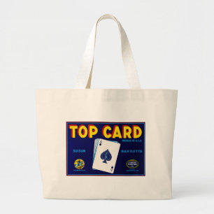 Top Card Large Tote Bag