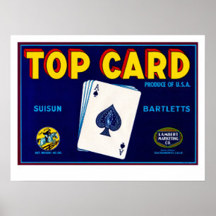 Top Card Poster