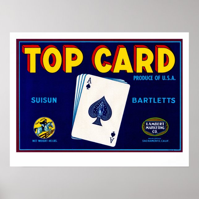 Top Card Poster (Front)