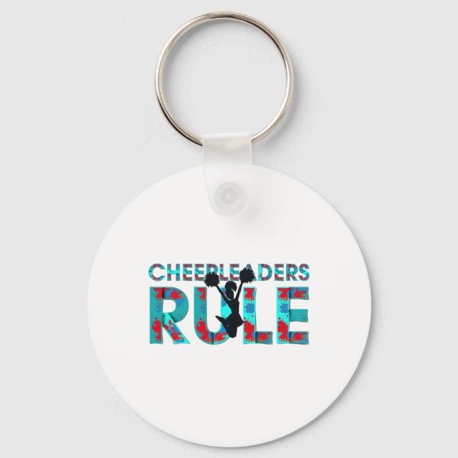 TOP Cheerleaders Rule Key Ring (Front)