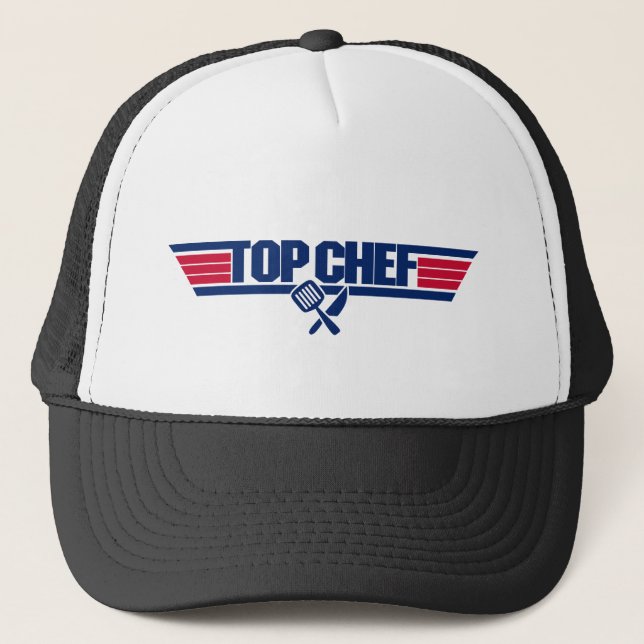 top chef.png trucker hat (Front)