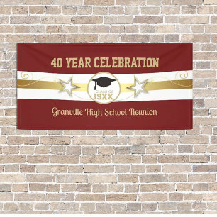Top Choice! 40 Year Class Reunion Banner