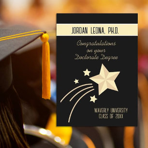 Top Choice!  Doctorate graduation card (Ph.D.)