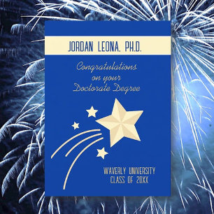 Top Choice!  Doctorate graduation card (Ph.D.)