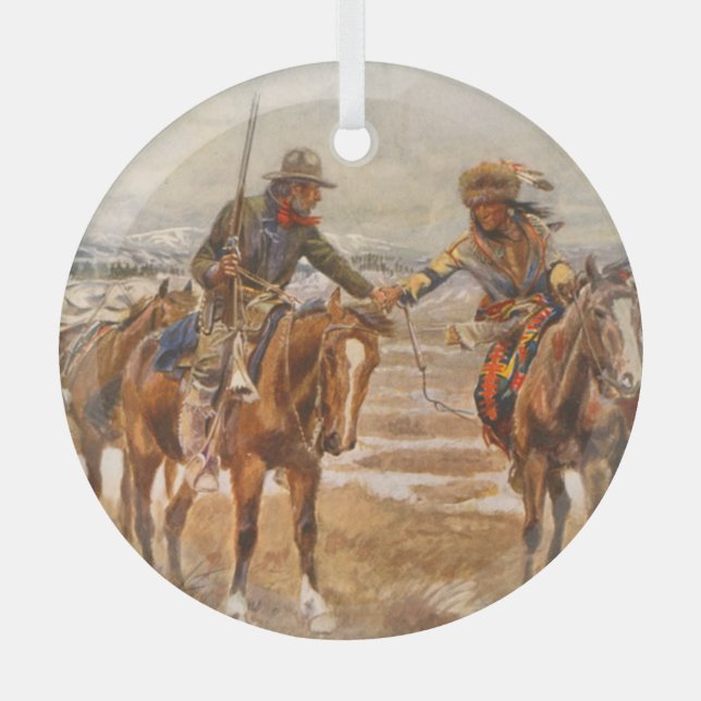 TOP Compadres Glass Ornament (Front)