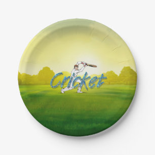 TOP Cricket Paper Plate
