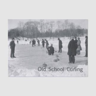 TOP Curling Old School Tissue Paper