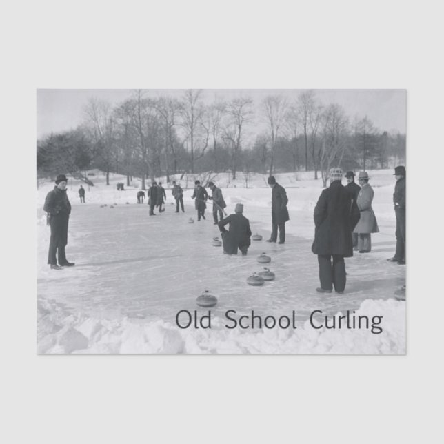 TOP Curling Old School Tissue Paper (Front)
