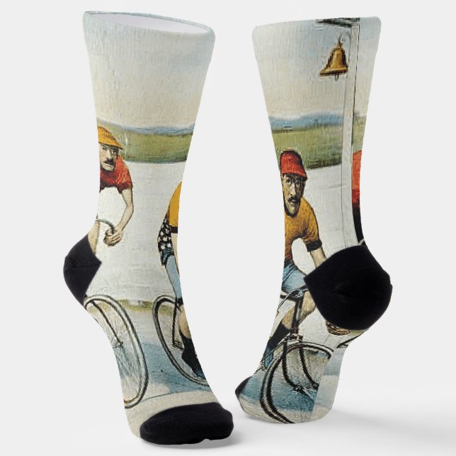 TOP Cycling Old School Socks (Angled)