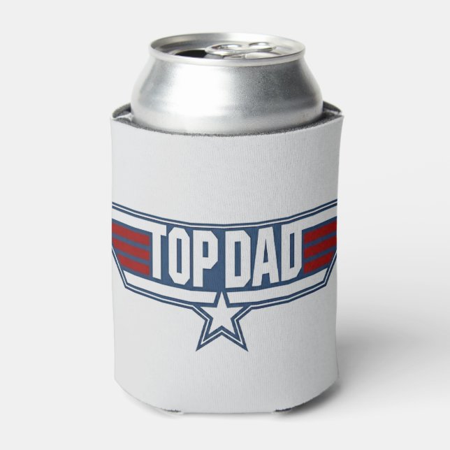 Top Dad 4th of July Can Cooler | Top Gun Maverick  (Can Front)