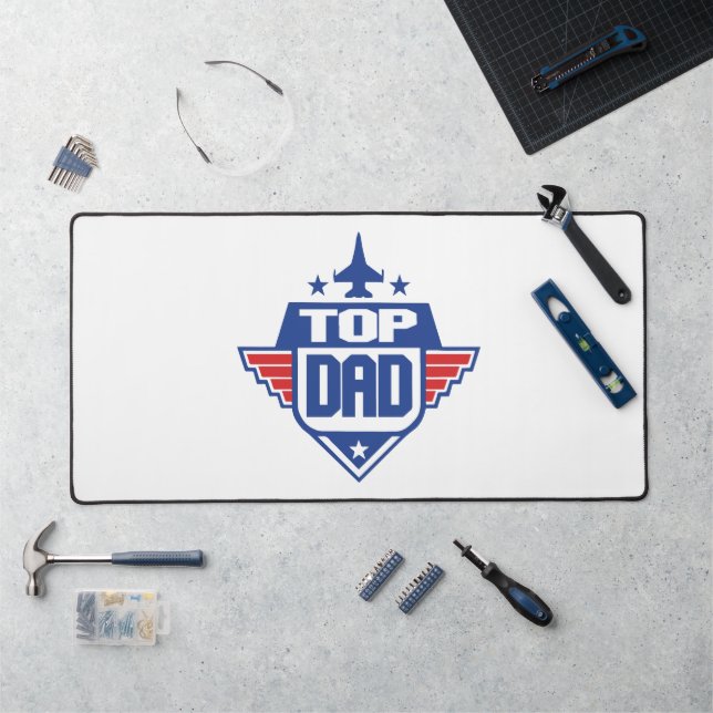 Top Dad Aeroplane Desk Mat (Workstation)
