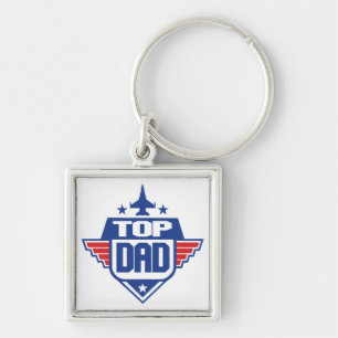 Top Dad Aeroplane Key Ring