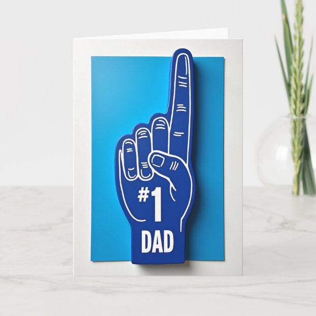 Top Dad Bold Graphic Card (Front)