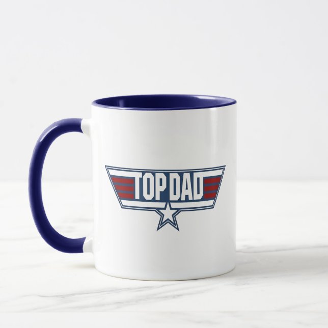 Top Dad Mug - Maverick Father's Day Coffee Gift (Left)