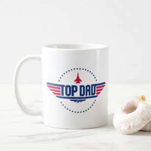 Top Dad Top Gun Inspired Coffee Mug