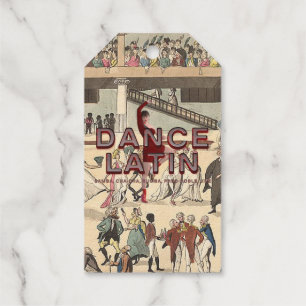 TOP Dance Latin Gift Tags