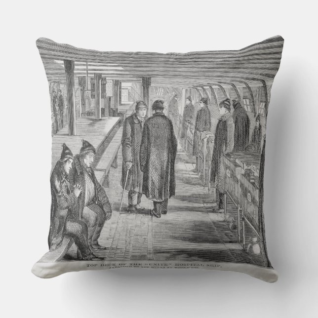 Top Deck of the 'Unite' Hospital Ship Attached to Cushion (Front)