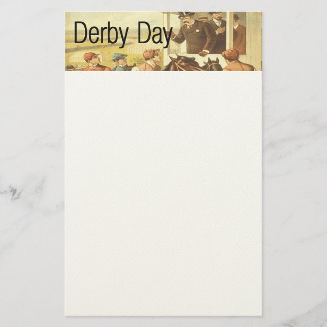 TOP Derby Day Stationery (Front)