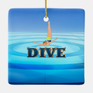 TOP Dive Ceramic Ornament