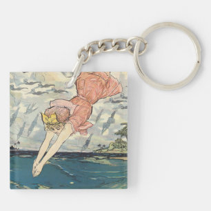 TOP Dive Gir Key Ring