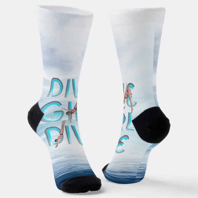 TOP Dive Girl Dive Socks (Angled)