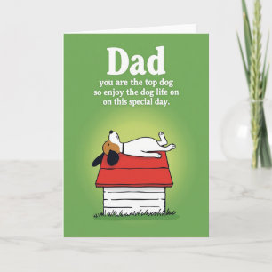 Top Dog Fathers Day Card