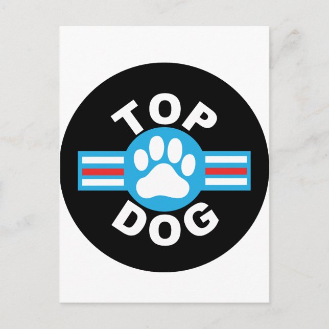 top dog postcard (Front)