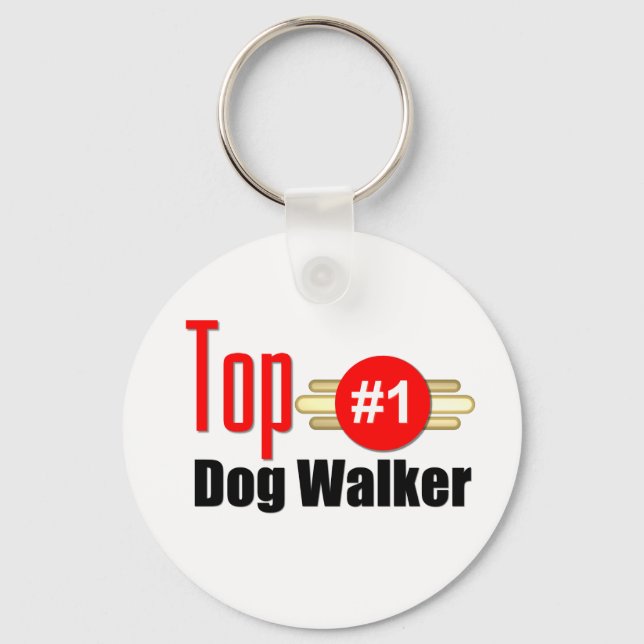 Top Dog Walker Key Ring (Front)