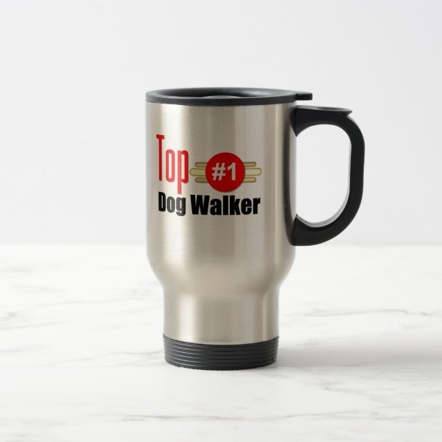 Top Dog Walker Travel Mug (Right)