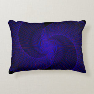 Top Down Dual Funnel Geometric Accent Pillow
