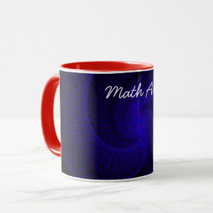 Top Down Dual Funnel Geometric Coffee Mug