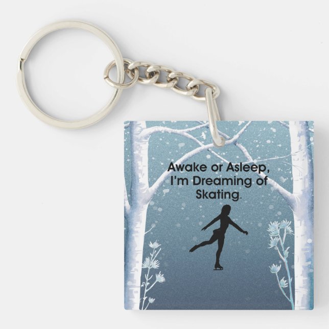 TOP Dreaming of Skating Key Ring (Front)