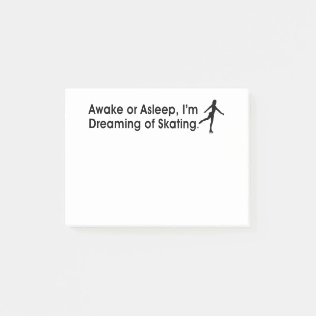 TOP Dreaming of Skating Post-it Notes (Front)