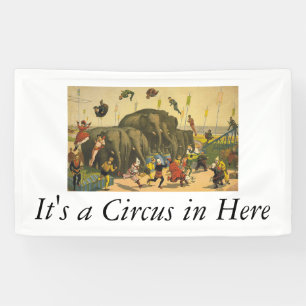 TOP Elephant Acrobats Banner