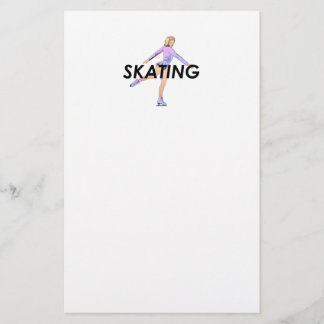 TOP Figure Skating Girl Stationery
