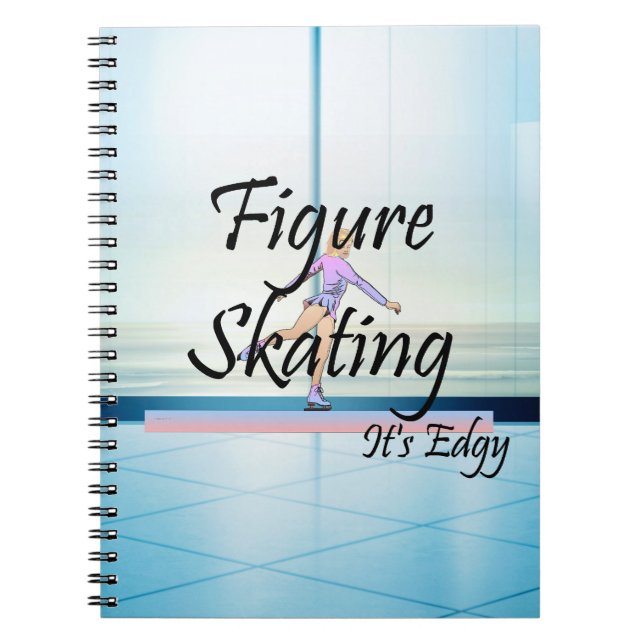 TOP Figure Skating It's Edgy Notebook (Front)