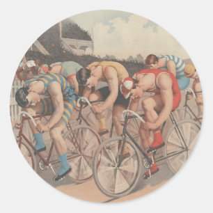 TOP Finish Line Classic Round Sticker