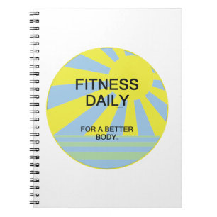 TOP Fitness Daily Spiral Notebook