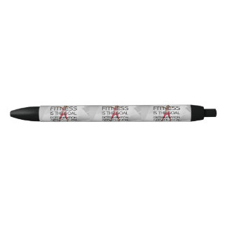TOP Fitness Goal Black Ink Pen