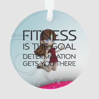 TOP Fitness Goal Ornament