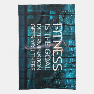 TOP Fitness Goal Tea Towel